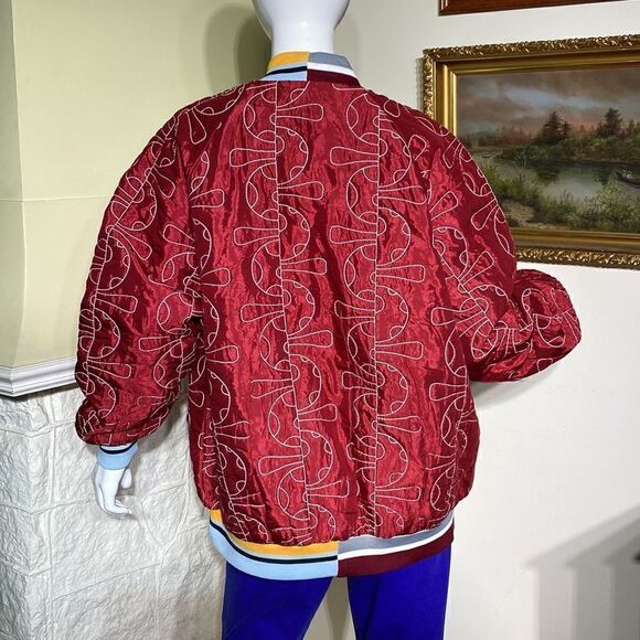 NWT Kimchi Blue Urban Outfitters Duncan Quilted Oversized Varsity Jacket - Picture 6 of 15